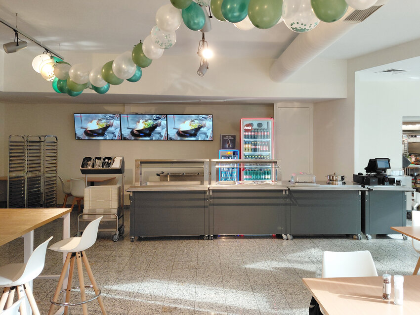 Bild 1: neues Betriebsrestaurant zur Jausnerei, Wien, Ausgabe | © Dussmann